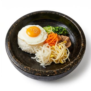 Veggie Stone Bibimbap / 야채돌판밥