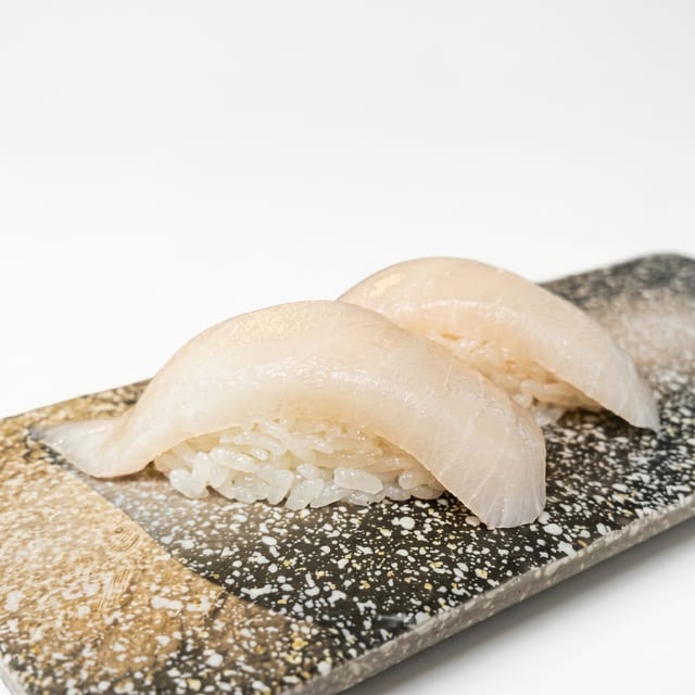 Shiro Maguro White Tuna Sushi.