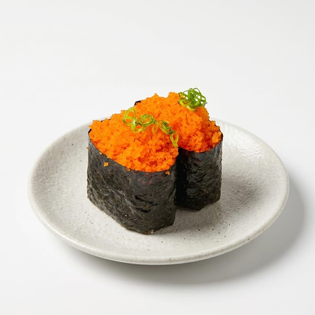 Masago Smelt Roe Sushi.