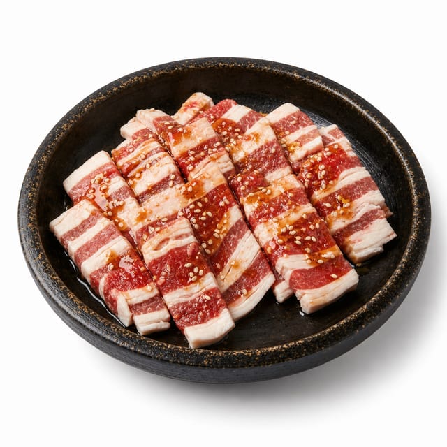 Sweet Soy Beef Belly / 간장우삼겹.
